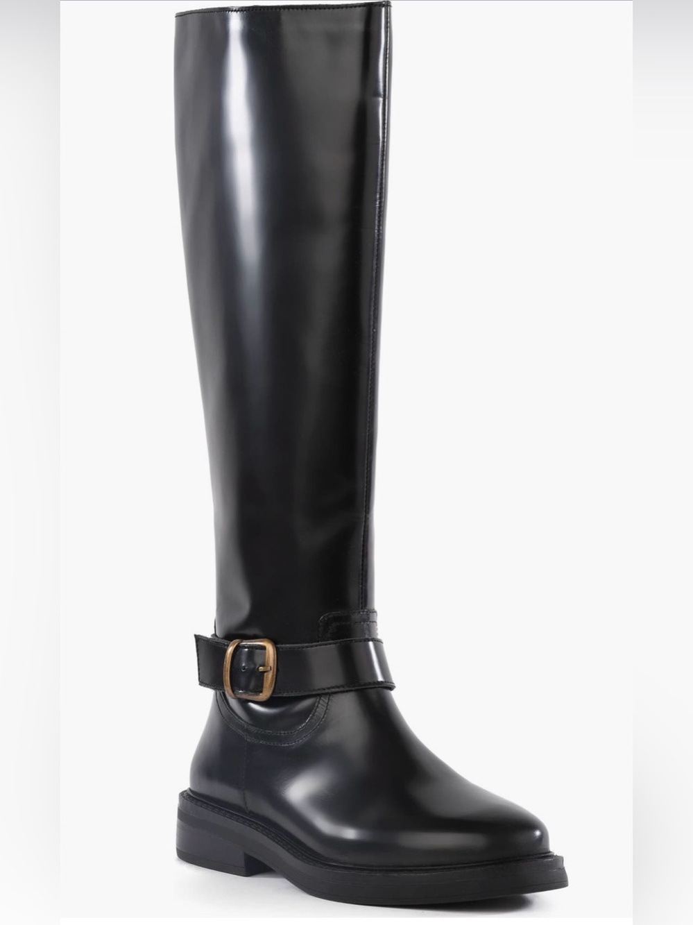 New Seychelles Provence Knee Knee-High Buckle Leather Boots